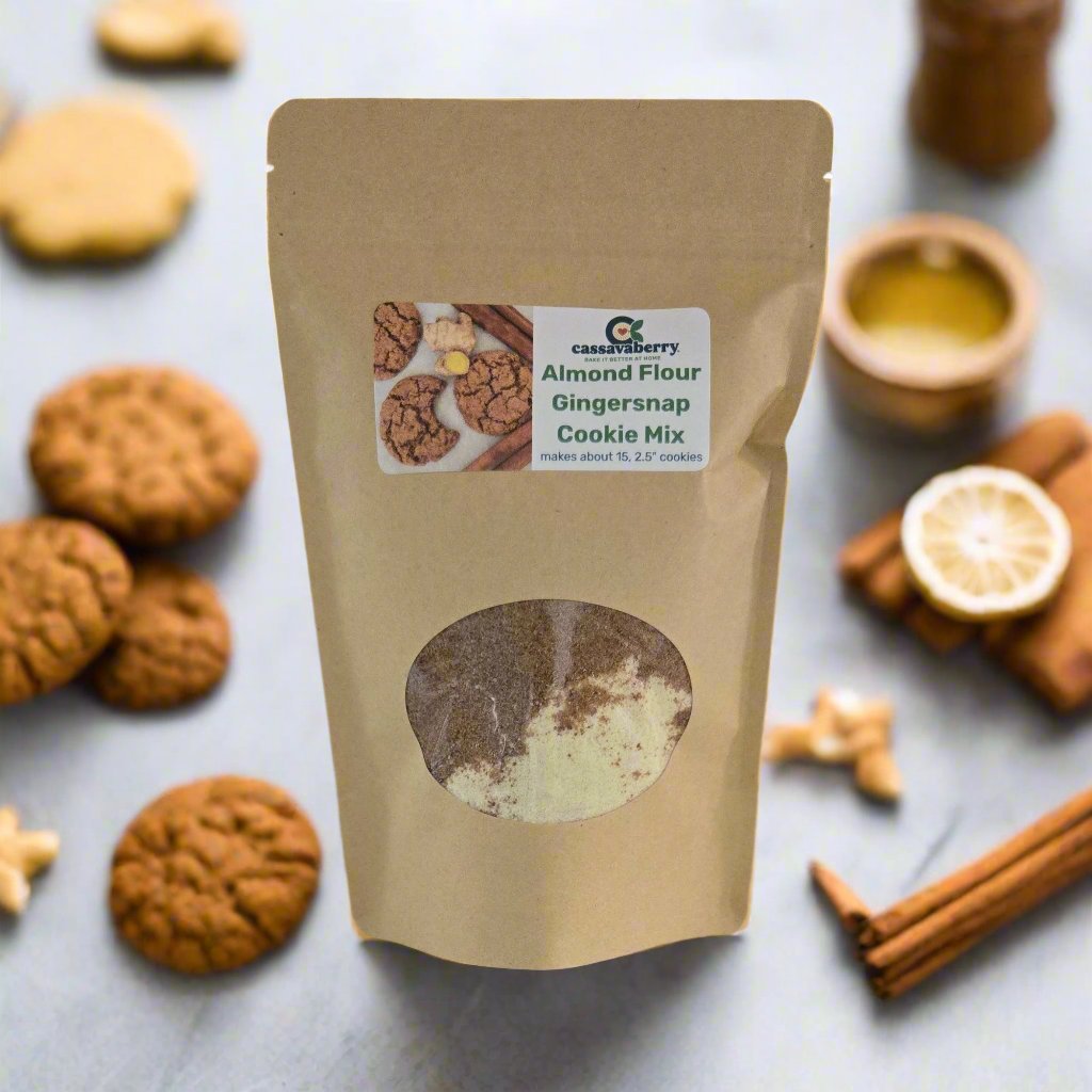 Gluten free and vegan Ginger Snap Cookie Mix.