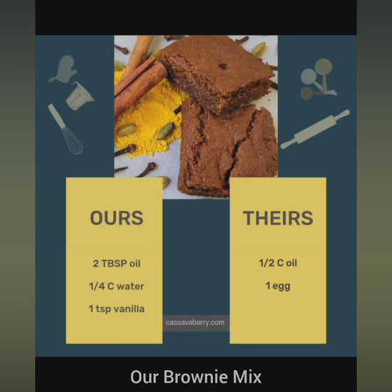 Our brownie mix vs other gluten free brownie mixes video.