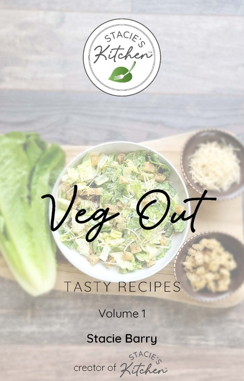 Veg Out Volume 1, plant-based, grain-free e-book front cover